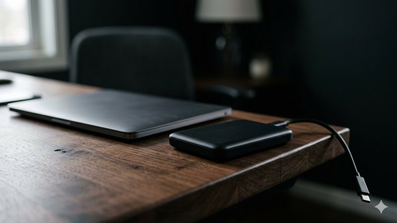 Eksterni USB disk iskopčan od laptopa — jedini backup koji ransomware nije mogao dohvatiti